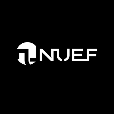 NUEF logo design branding design graphic design illustration logo typography vector