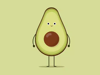 Avocado Hop 2d animation animated intro animation branding character aniamtion design graphic design illustration intro animation logo mascot aniamtion moiton design motion graphics ui vector