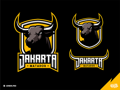 JAKARTA MATADOR Bulls Mascot Logo Branding Pack baseball basketball branding bull bull logo bull mascot bulls chicago bulls design esport esportlogo football gamer gaming hockey illustration logo mascot sport sports