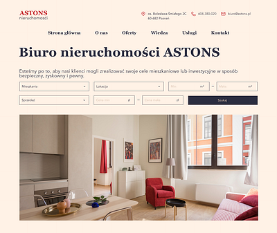 Landing page for the real-estate buro design figma landing page ui web design website