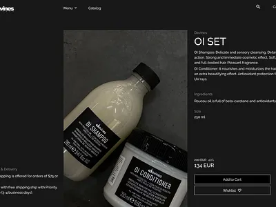 Davines main page branding design graphic design illustration junior logo ui ux