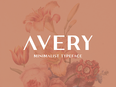 Avery-Luxury Minimal Sans Serif Font beauty font elegant font font logo font minimalist font moden font