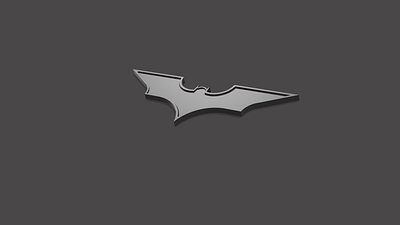 Batman 3D Rendering 3d 3d design autodesk design graphic design heroes inventor logo rendering