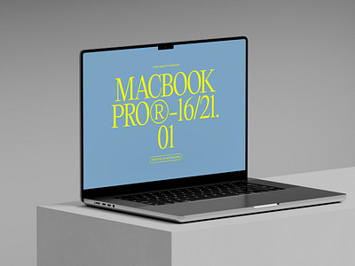 MacBook Pro Mockup 01-02 3d apple betraydan branding c4d clean design gumroad macbook pro minimal mockup redshift typography