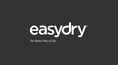 Easydry: Identity/Packaging/Guides/Touchpoints brand guides branding collateral design exhibition graphic design logo typography