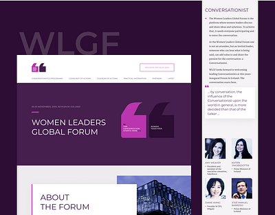 Women Leaders Global Forum branding design figma graphic graphic design interface landing landing page landingpage logo minimal ui ui design ux web web design webdesign website website design woman