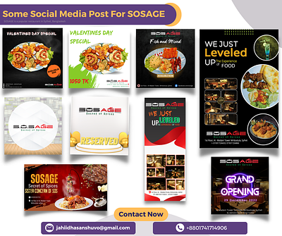 Social Media Post For a Restaurent branding creative design graphic design graphicdesign illustration vector