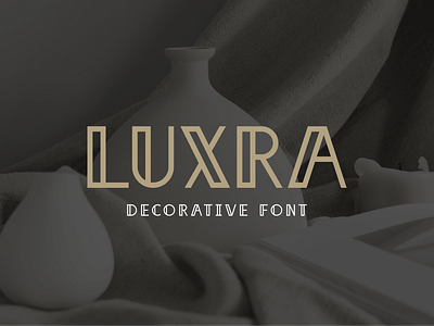Luxra-Decorative Display Font decorative font display font elegant font font luxury font modern font