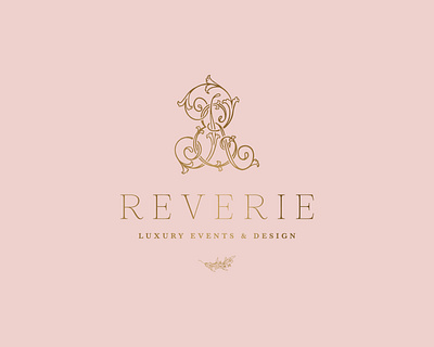 Reverie Luxury Events & Design Branding brand branding design graphic design identity illustration logo vector