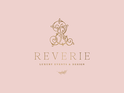 Reverie Luxury Events & Design Branding brand branding design graphic design identity illustration logo vector