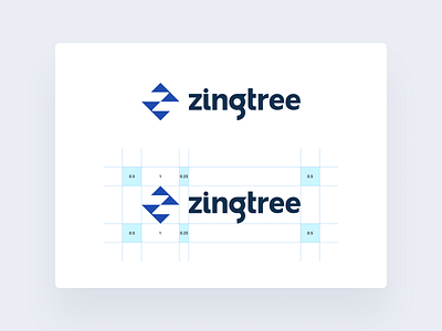 Zingtree logo graphic design logo logotype