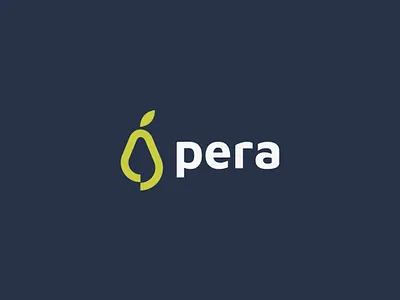 Pera Brand identity creative design logo minimal pera