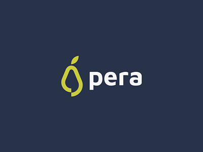 Pera Brand identity creative design logo minimal pera