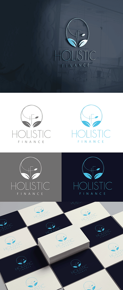 HOLISTIC Finance branding design graphic design illustration logo ux vector visual identity