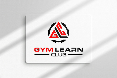 Gym Learn Club - Minimalist Logo Design brand identity brannding design business logo corporate logo custom logo fitness logo flat logo glc logo graphics design gym logo lettermark logo logo logo design logo designer logo mark minimalist logo monogram logo simple logo website logo wordmark logo