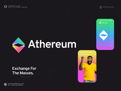 Modern, Crypto, Gradient, Colorful, Blockchain, Ethereum, Web3 a logo branding branding agency colorful creative logo crypto logo currency ecommerce lettermark logo logotype minimal minimalist logo money coin token popular logo symbol tech technology typography visual identity web3