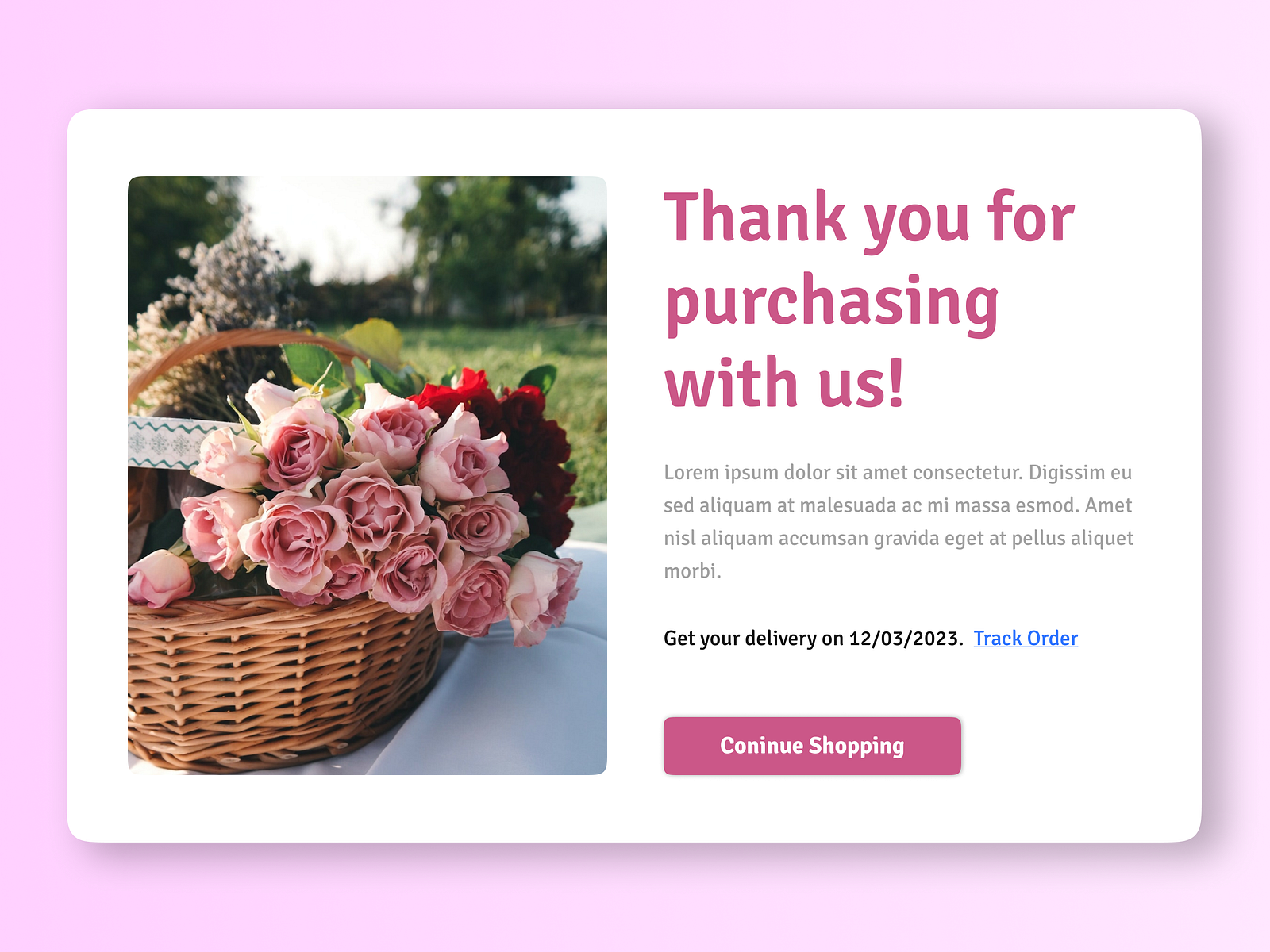 Daily UI 077 - Thank you by Md. Ashiqul Habib on Dribbble