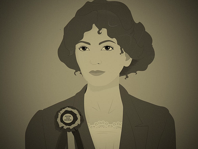 International Women's Day 2d animation 8 march after effects animation art digitalart dry brush film grain history illustration motion design old photo portrait sepia scene suffragette vector womens day womens rights