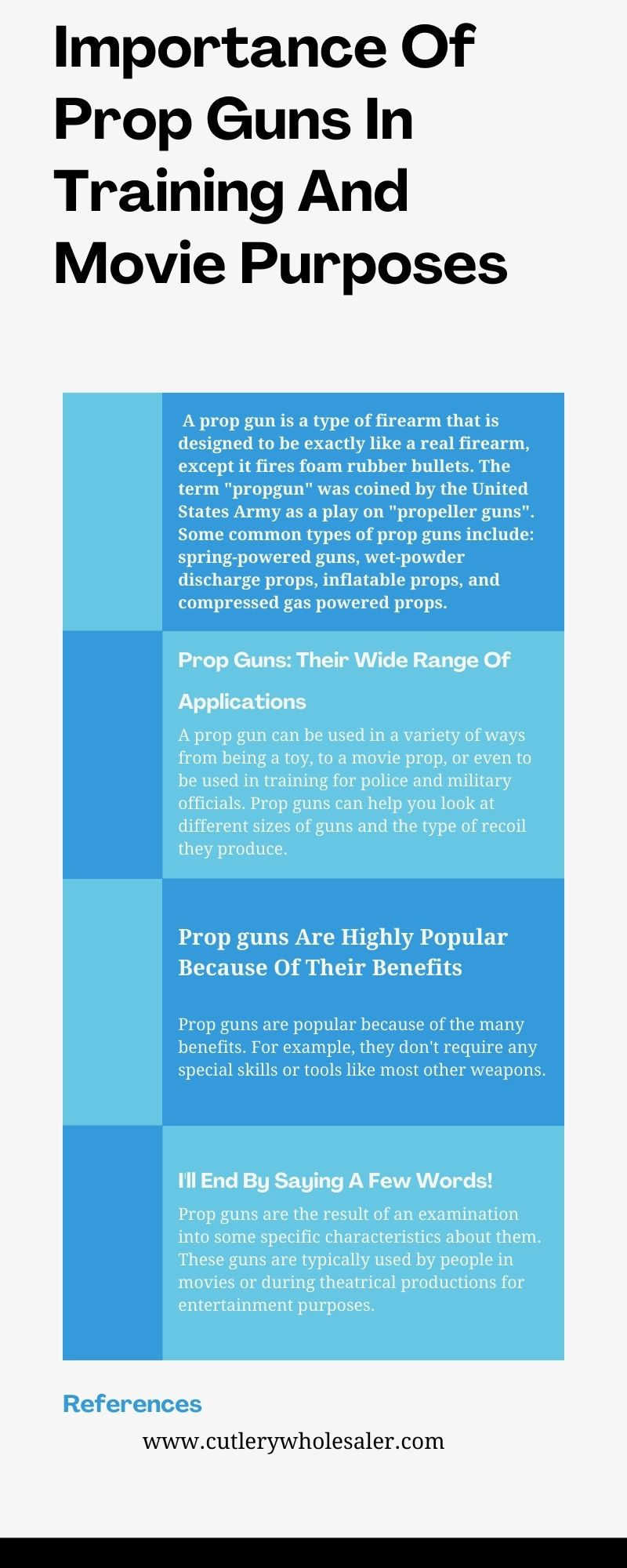 Importance Of Prop Guns In Training And Movie Purposes by Pepper Spray