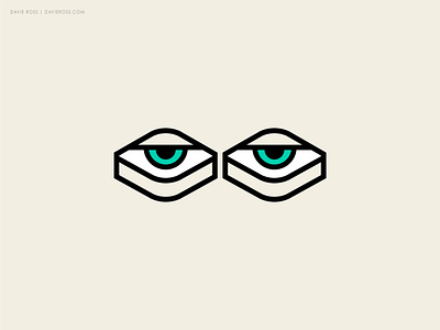 Eyes Logo canabis cannabis dispensary eye eyes face flat geometric high line logo look looking pot simple stare staring stoned stroke weed