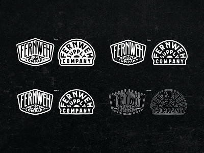 Badge Design Exploration Fernweh Supply Company badge badgedesign customdesign customlettering design handdrawn handlettering handmade lettering logo logodesigner logotype rasayangsama tshirtdesign typography vintagedeisgn vintagedesign