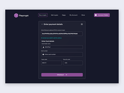 Paycrypt: On-ramp flow payment details app branding crypto crypto web3 currency design details ehtereum flow graphic design illustration naira on ramp payment ui web3 website
