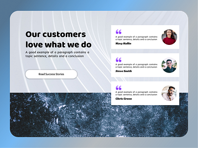 Daily UI #39 - Testimonials dailyui design designers dribble ui uiux ux