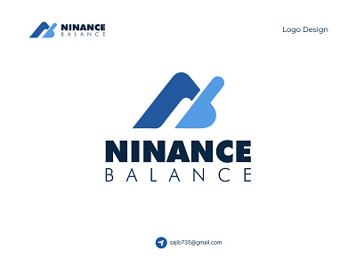 Ninance financial logo design financial logo logo