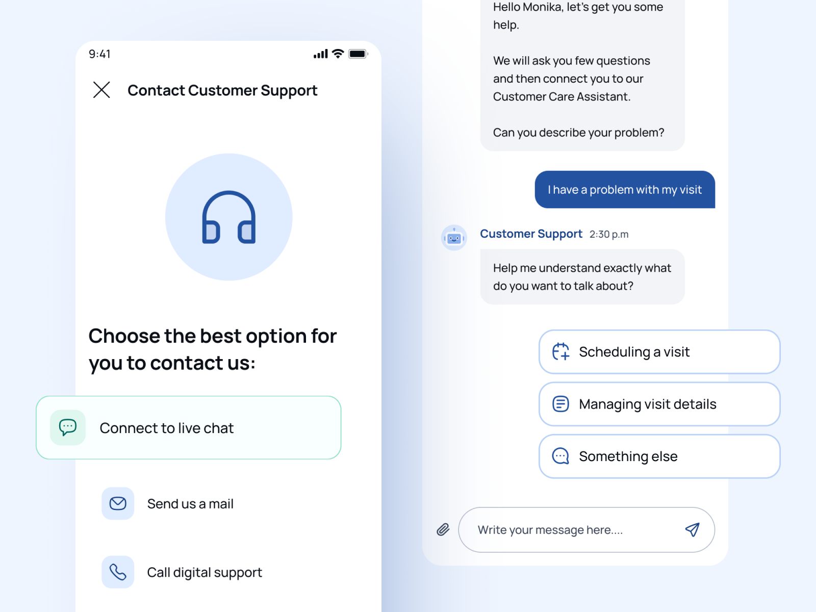 Example of 🤖 ChatBot Mobile App