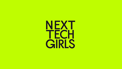 Trendy animated logo for Next Tech Girls 2d 3d animated logo animation brand identity branding design graphic design illustration logo logo animation logos logotype loop motion graphics ui vector