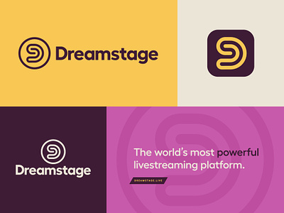 Dreamstage Branding app branding concert icon logo music retro streaming