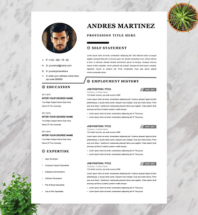 Resume Templates and Cover Letters for All Industry. New Resume new cv new resume