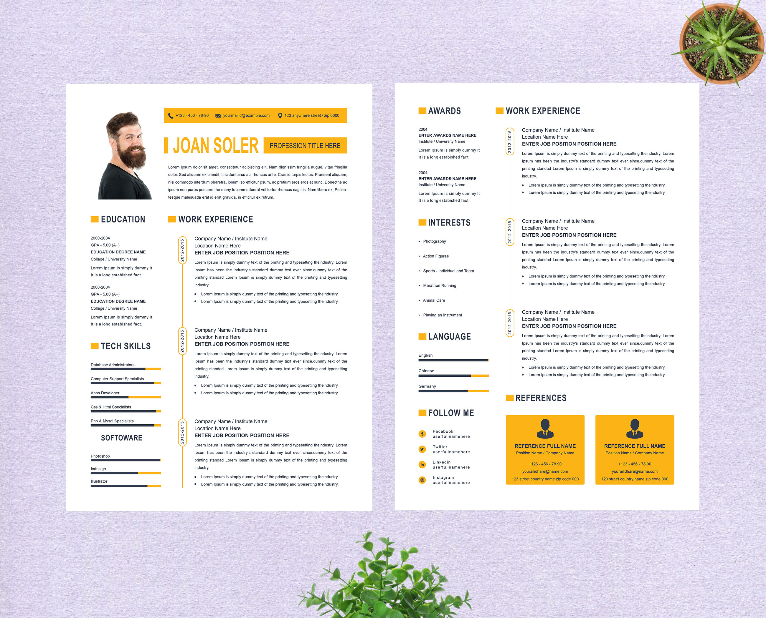 Creative Resume Template Designs by Resumepik on Dribbble Creative Resume Template Designs by Resumepik on Dribbble