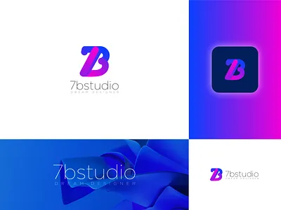 Logo design for 7bstudio 3d logo 7logo agency logo blogo brand identity branding corporate identity design designer logo digital studio logo graphic design illustration logo logo collection logo design logo for business logofolio minimalist logo studio logo ui