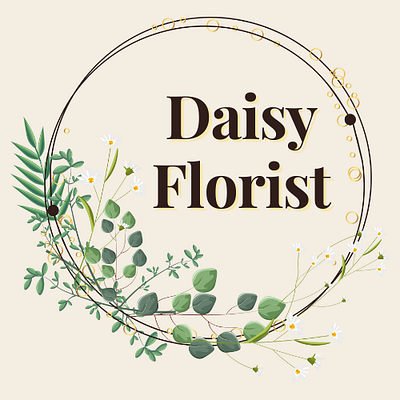 Florist Logo Template daisy flower florist florist logo florist logo template flower logo template