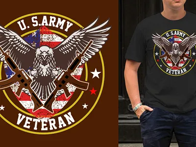 U. S. A VETERAN T SHIRT DESIGN adventure branding design graphic design logo mountain t shirt design t shirt t shirt design veteran t shirt