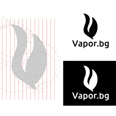 Logo for a vaping company branding design graphic design logo logo creation logo design