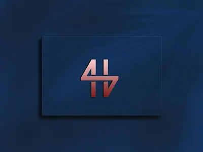 HS4 Monogram logo branding design flat graphic design illustration logo minimalist modern ui vector