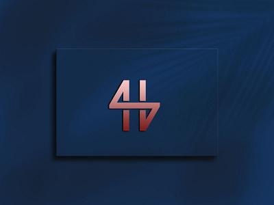 HS4 Monogram logo branding design flat graphic design illustration logo minimalist modern ui vector