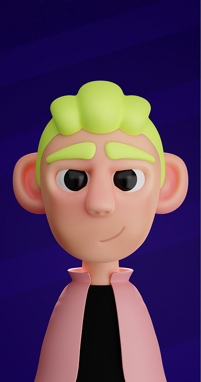 Mr Michoo 3d 3dcharacter blender characterdesign cool daily design valoranthair