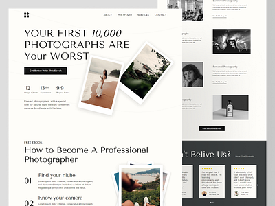 Photography Agency Landing Page agency course creative agency ebook event fashion image production agency landing page photography photography studio picture taking product photography squeeze ui user interface visual storytelling website wedding