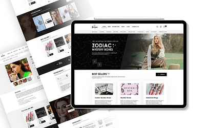 eCommerce Website Design ecommerce design homepage uidesign uiux web website design