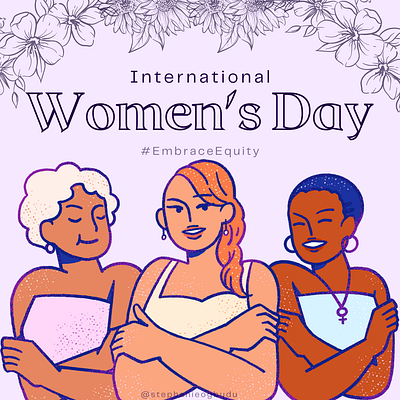 International Women's Day 2023 canva design flyers poster