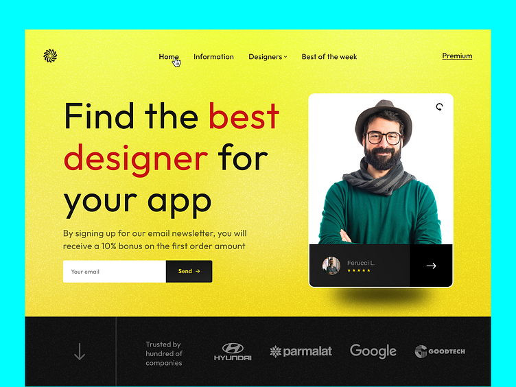 UI designers for hire by Helen Zarembo on Dribbble