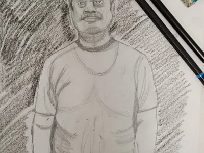 Sketching-freehand drawing live drawing painting