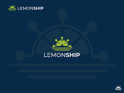 Lemon Ship branding graphic design lemon logo logo design ship