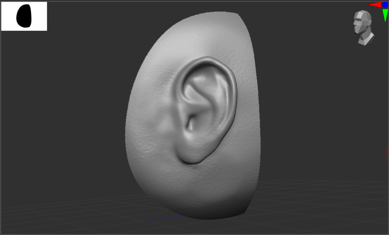 Ear in ZBrush by Alisa Borisova on Dribbble