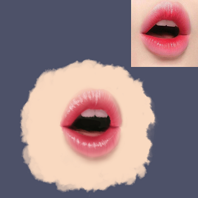 Lips in Photoshop