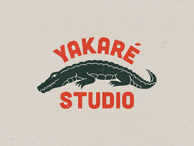 Yakaré Studio / Logo alligator brand identity branding design designer graphic design illustration logo reptile