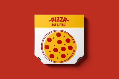Generic Pizza Box package design pepperoni pizza pizza box restaurant restaurant supply